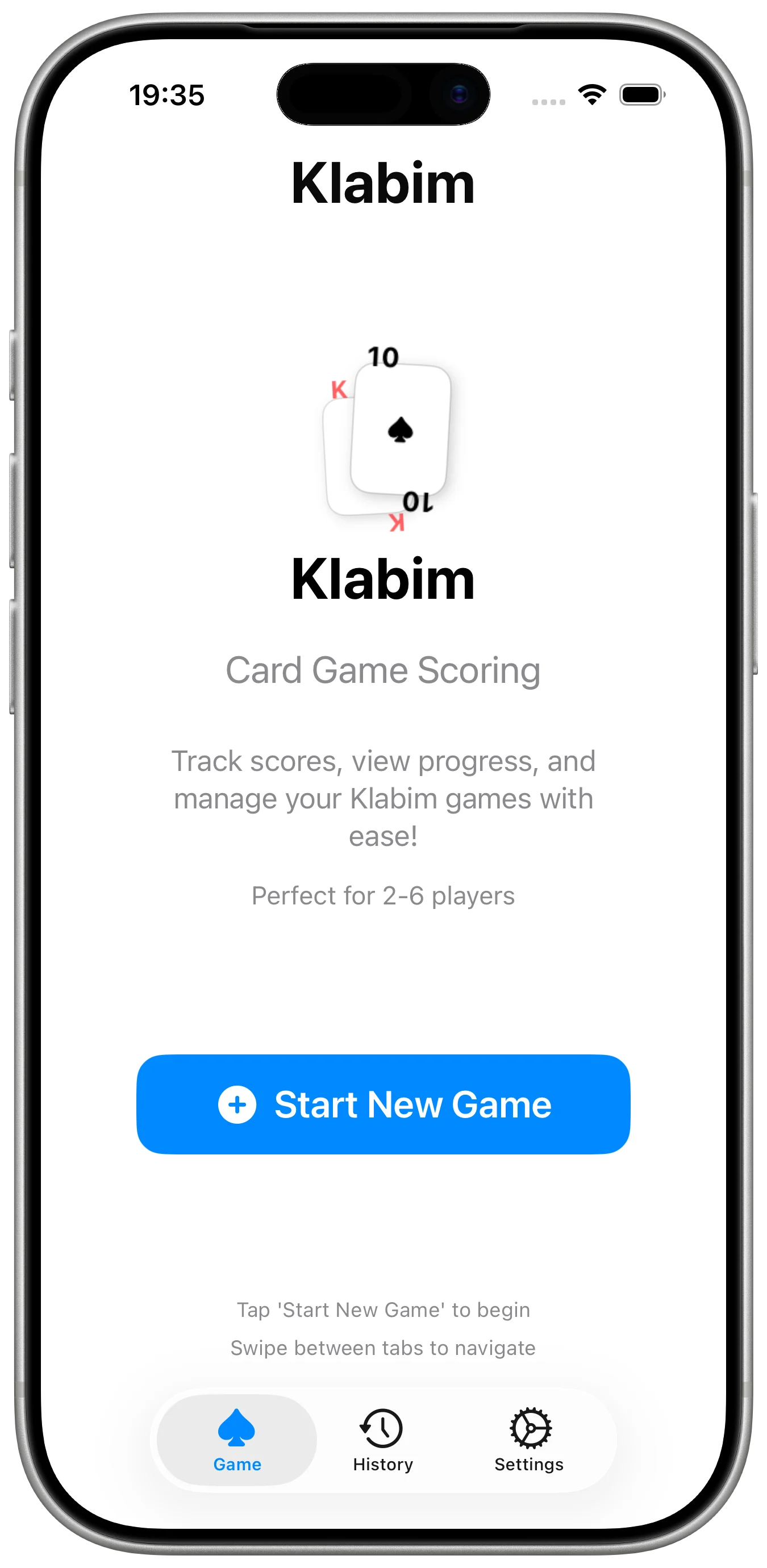 Klabim app screenshot 1