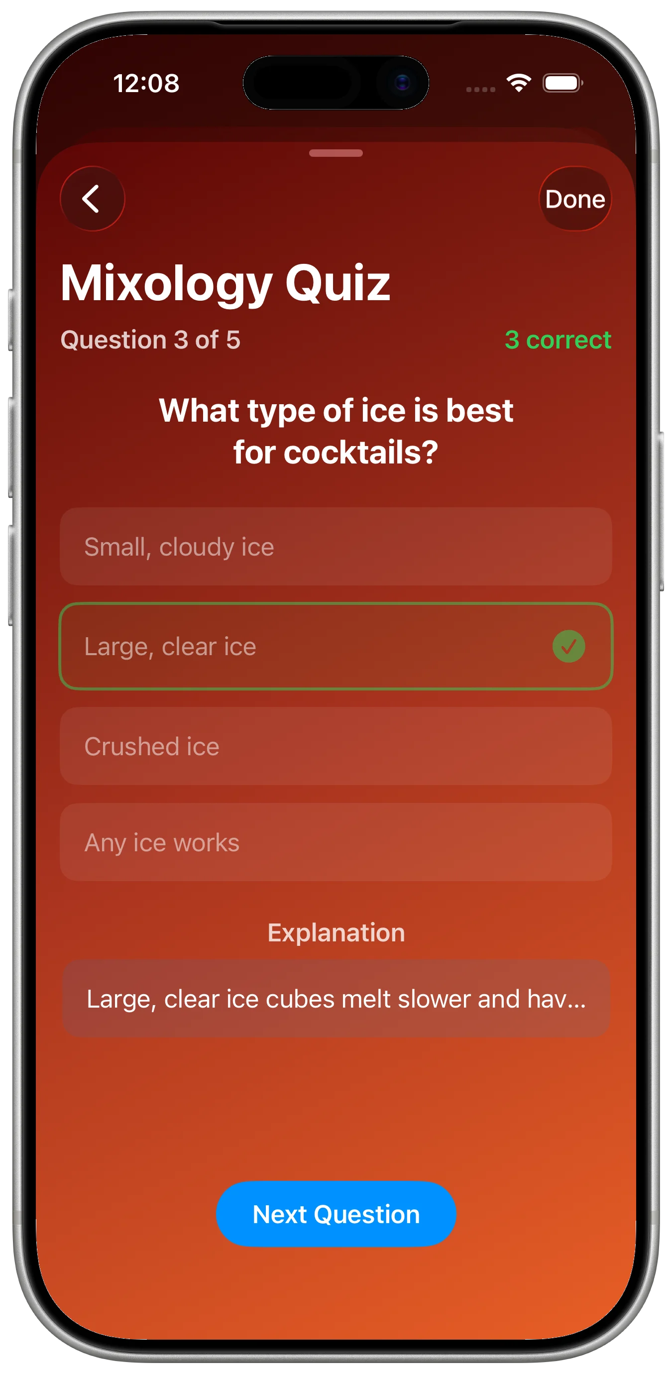 Cocktail Calculator Pro app screenshot 5