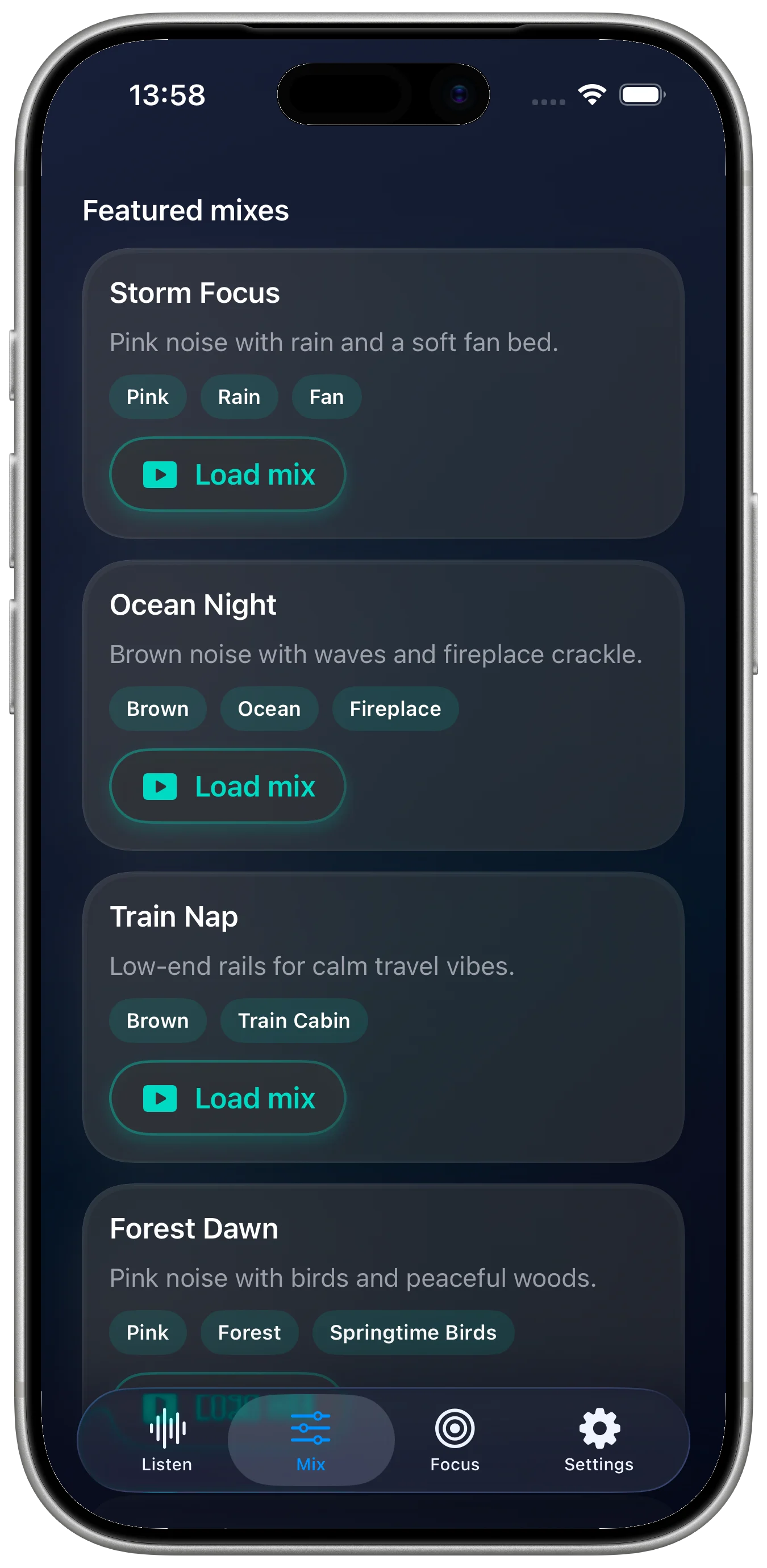 Deep Focus Noise Pro app screenshot 3