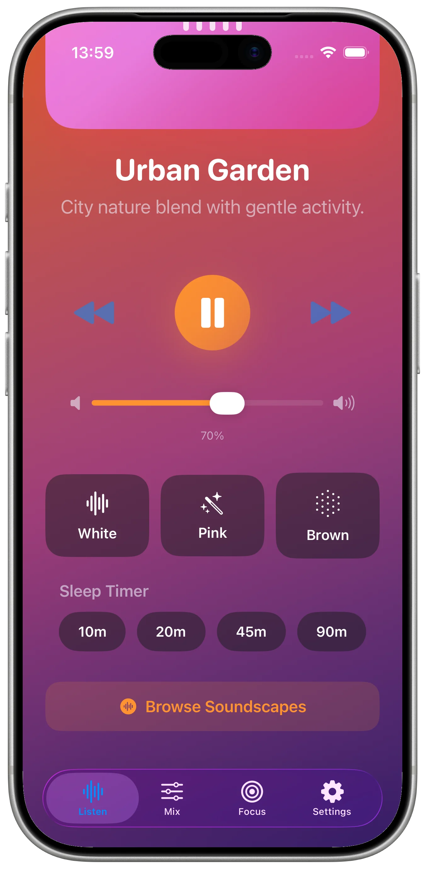 Deep Focus Noise Pro app screenshot 4