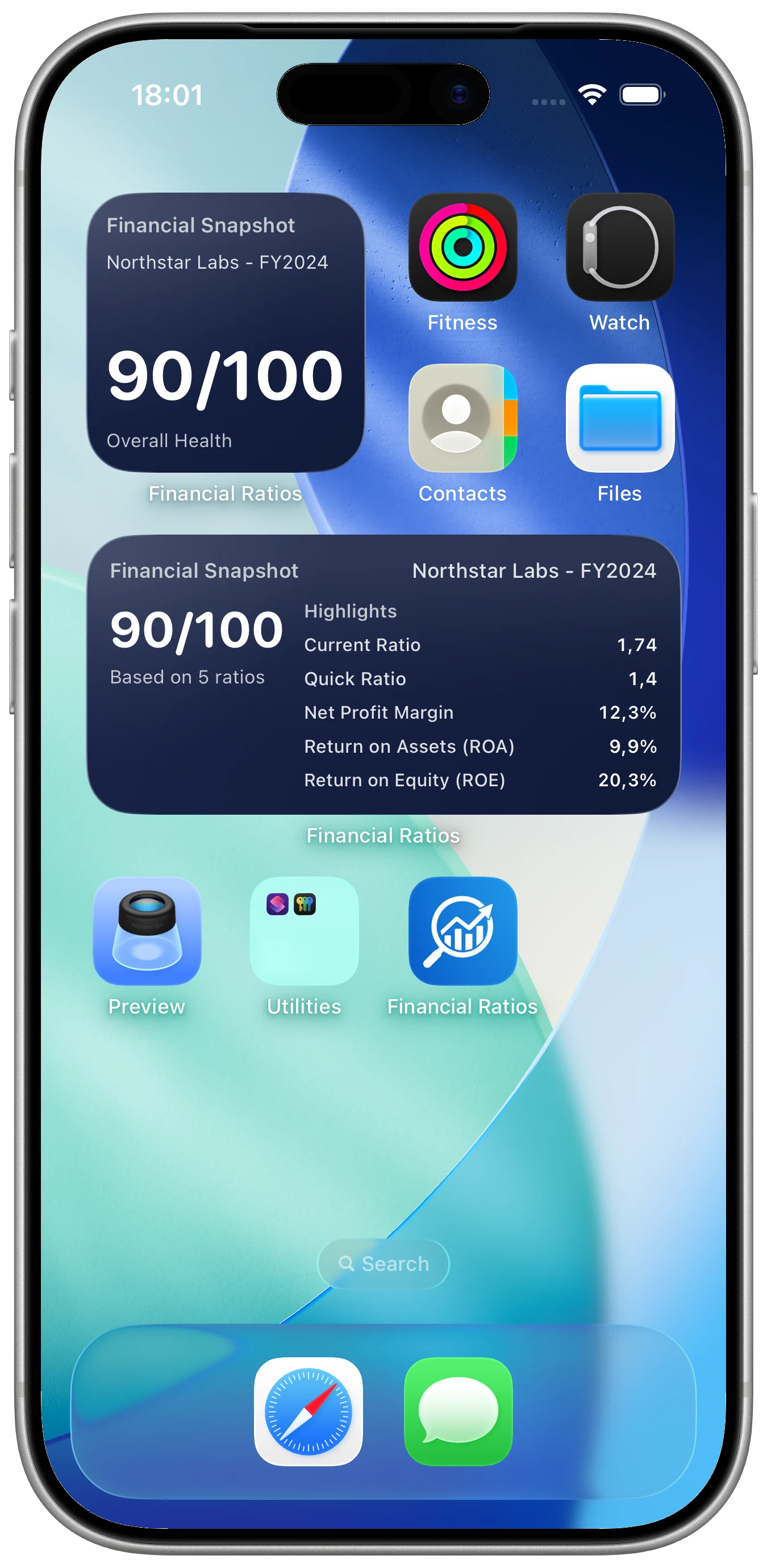 Financial Ratios Pro app screenshot 4