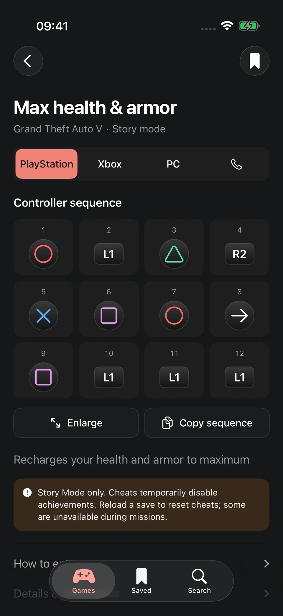 Master Cheats: GTA V PlayStation controller inputs
