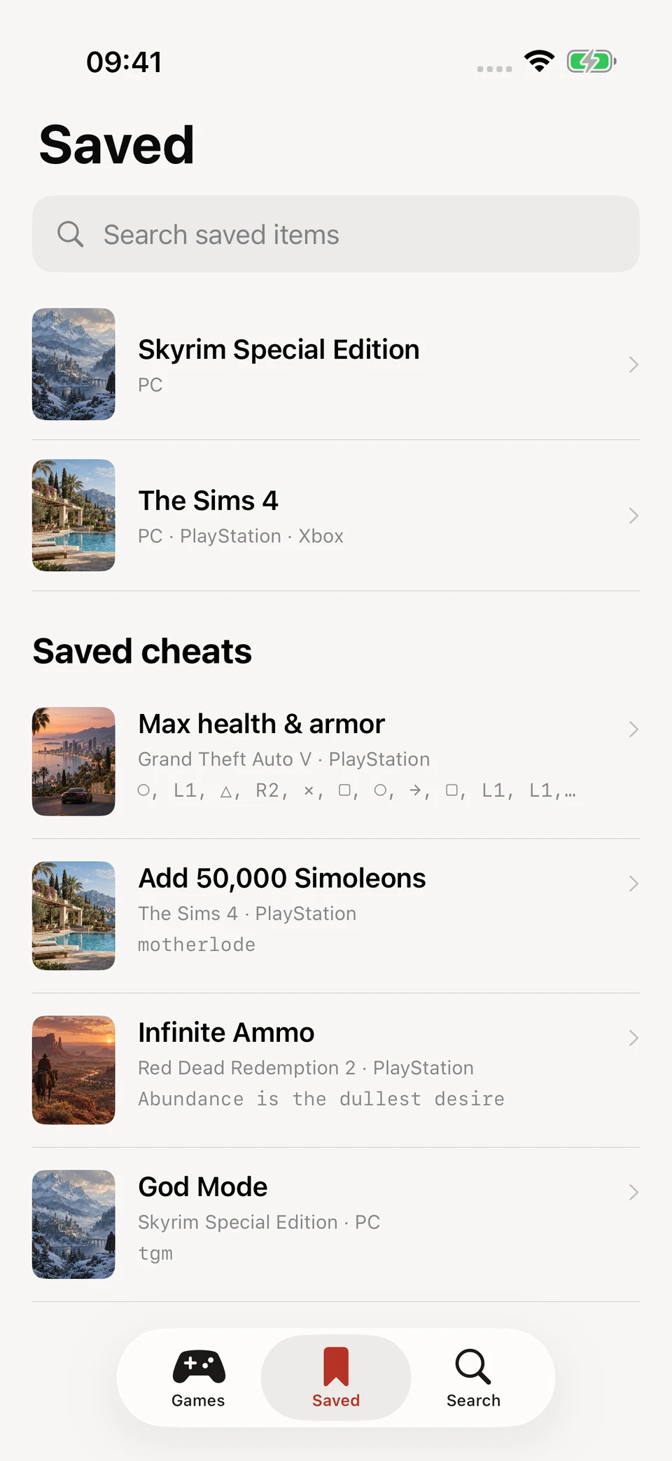 Master Cheats: saved PlayStation cheats with Pro