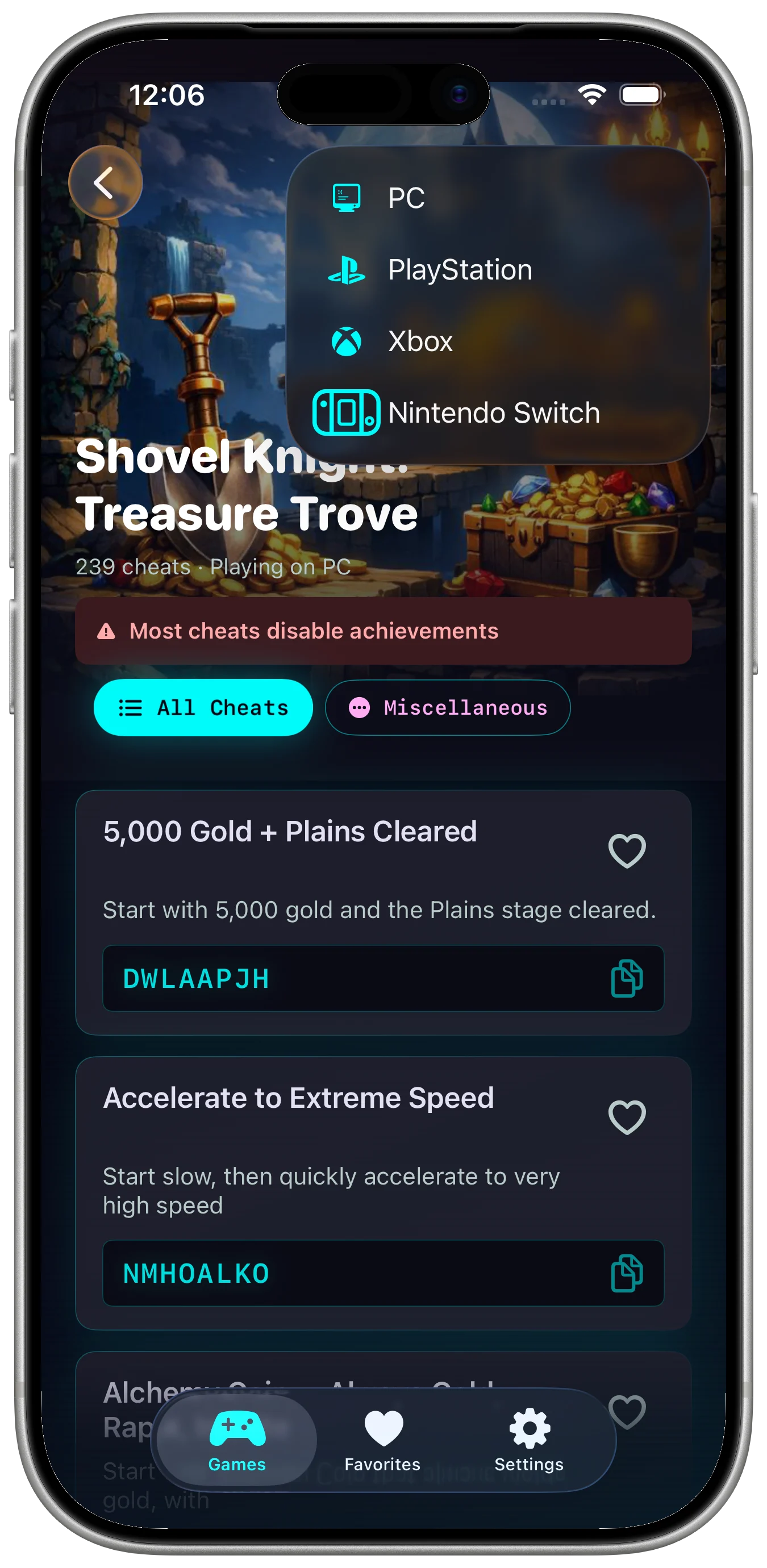 Master Cheats app screenshot 3