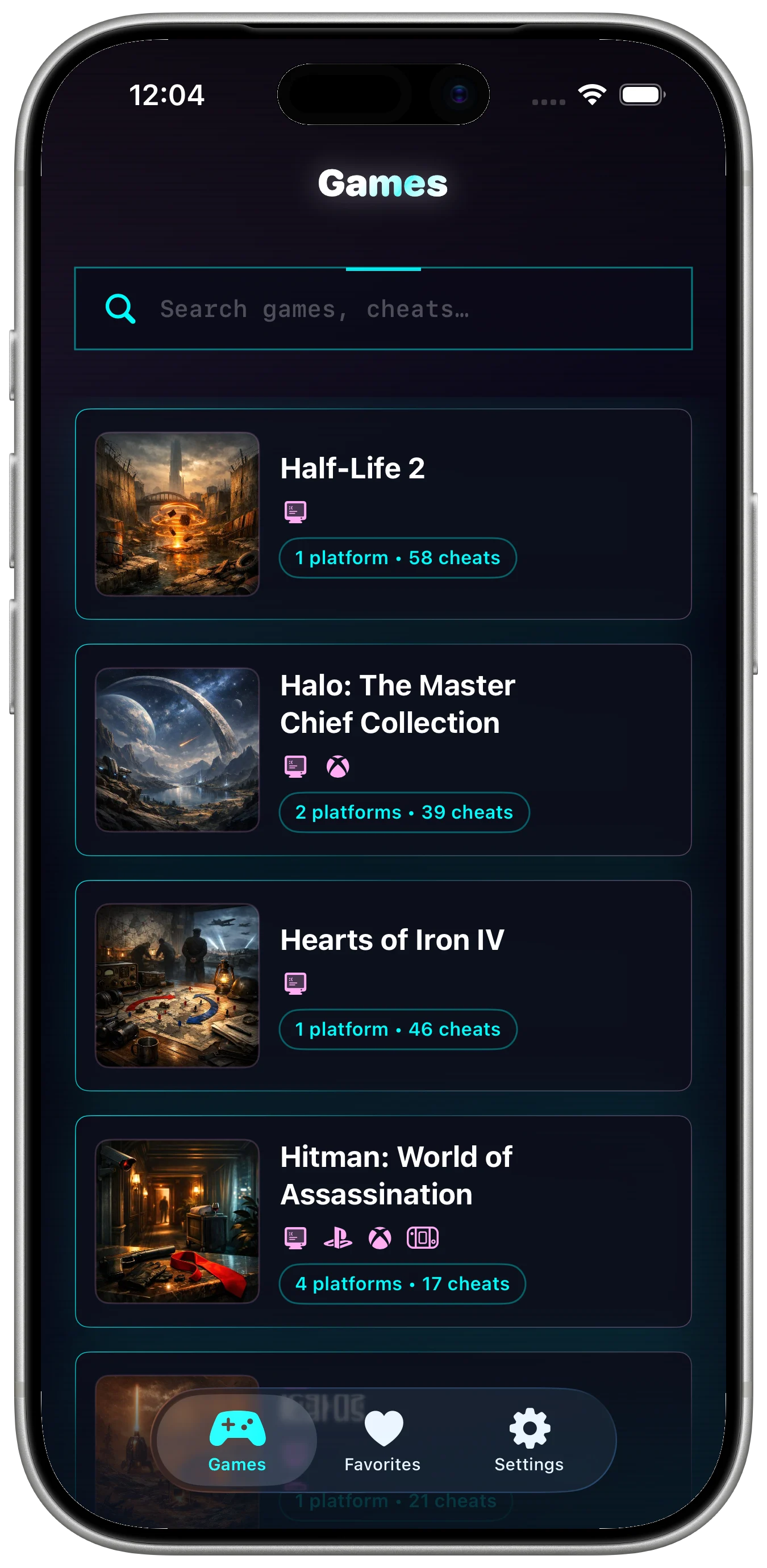 Master Cheats app screenshot 4
