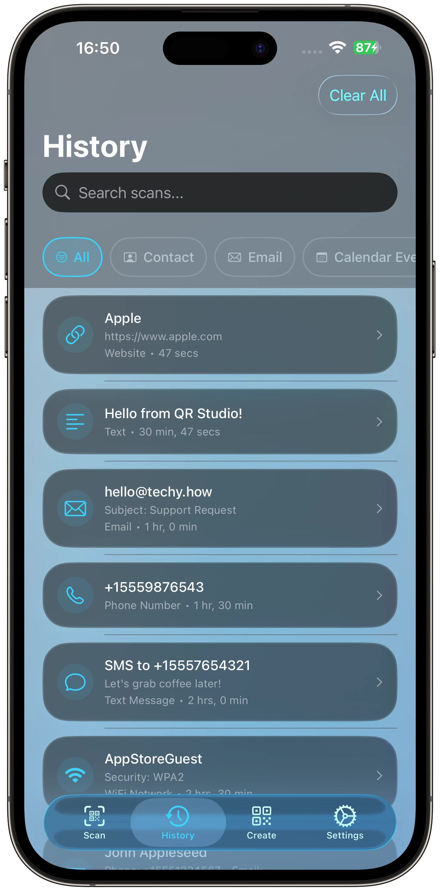 QR Code Snap: Scan & Create app screenshot 2