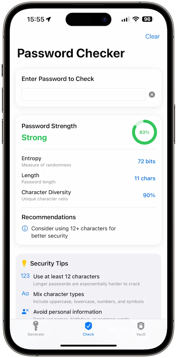 StrongPass Password Generator app screenshot 5